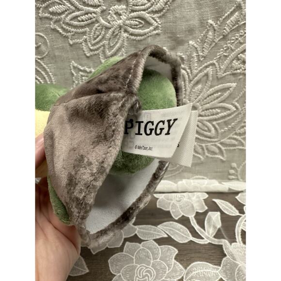 Roblox Zompiggy Plush Piggy Pig Zombie Green Yellow MiniToon Stuffed Animal - Picture 3 of 3